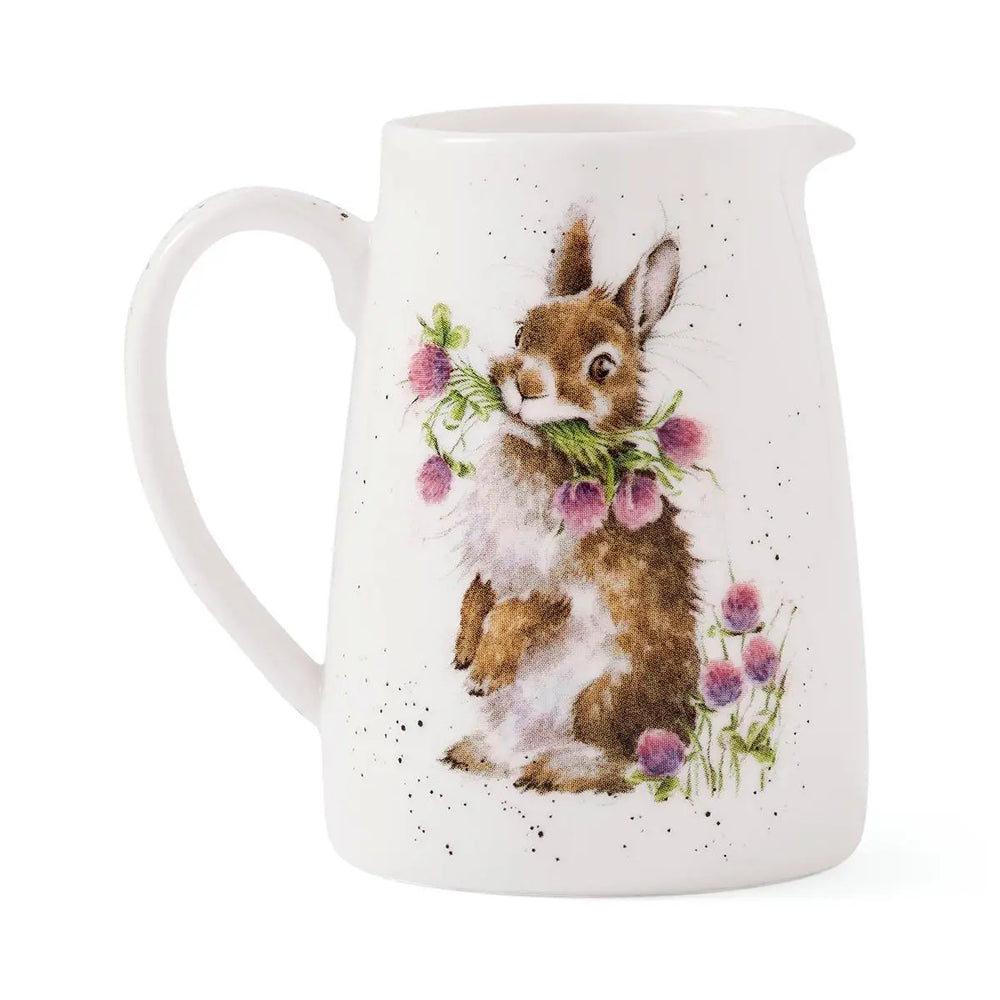 Wrendale Posy Jug - Head Clover Heels (Rabbit)