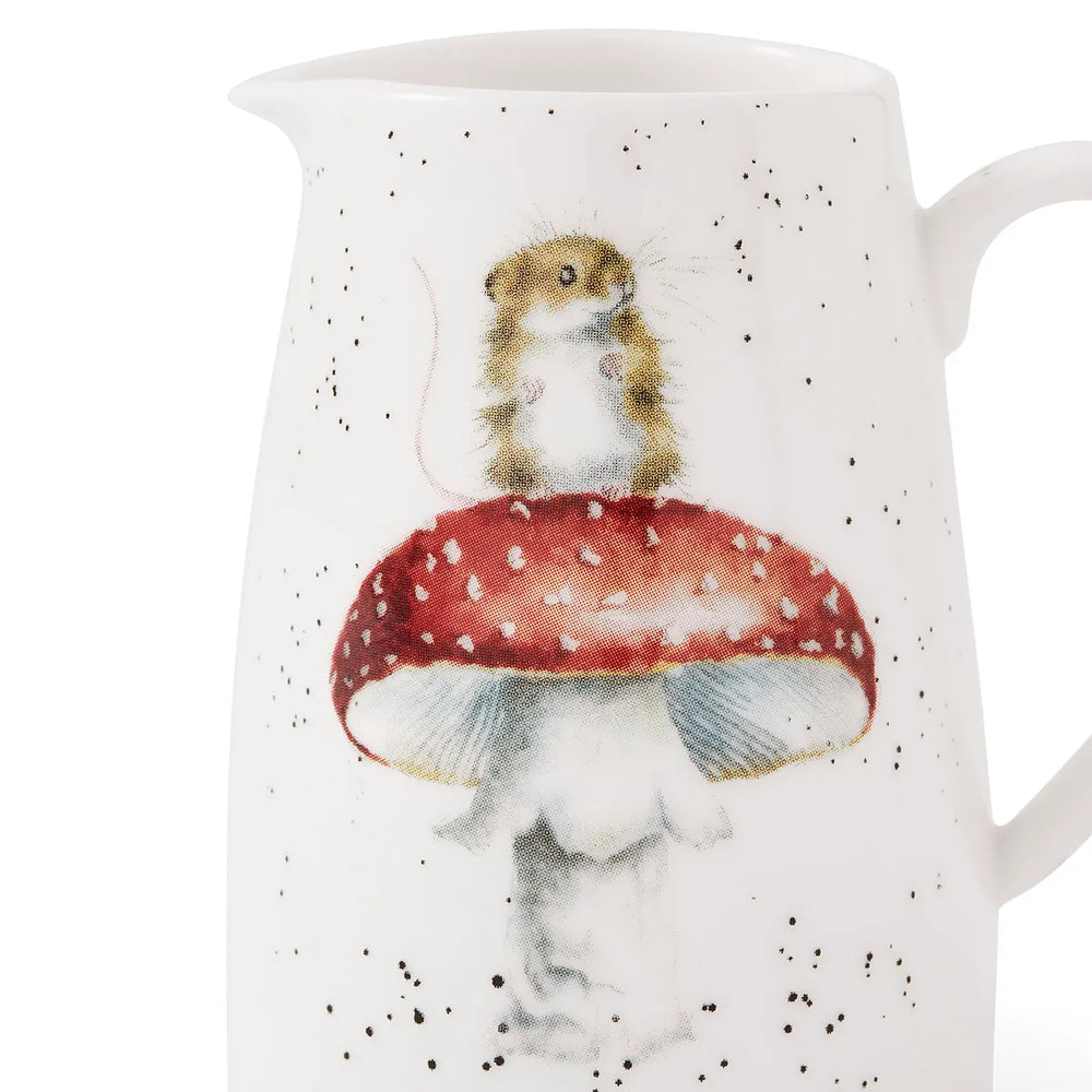 Wrendale Posy Jug - He’s a Fun-gi (Mouse)