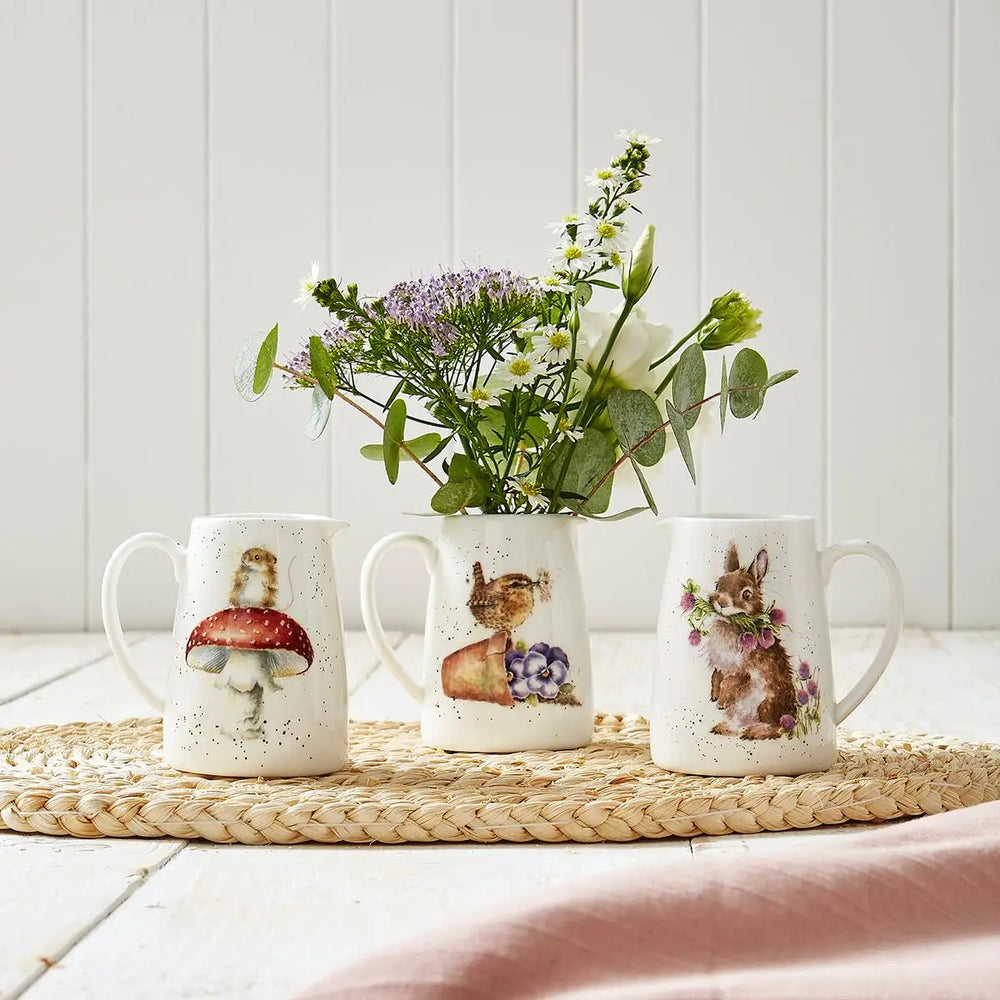 Wrendale Posy Jug - He’s a Fun-gi (Mouse)