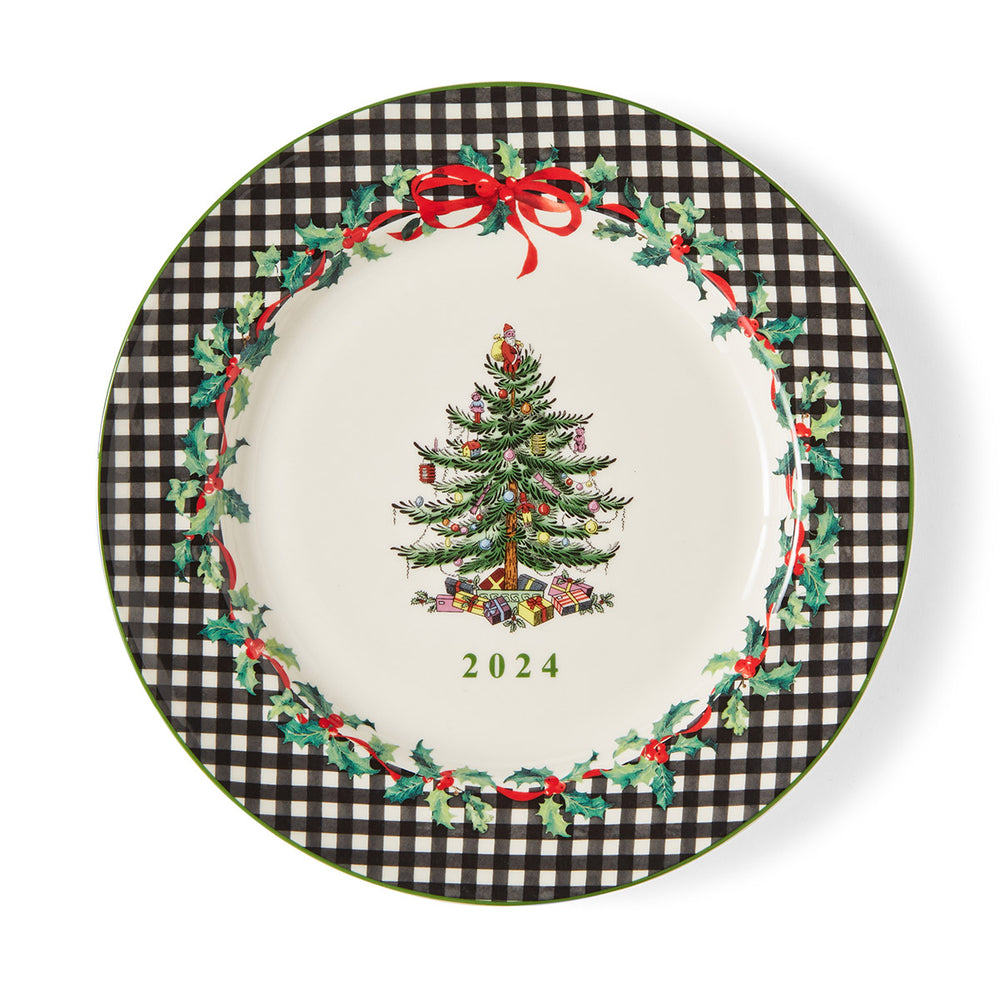 Spode Christmas Tree 2024 Collector Plate 8"