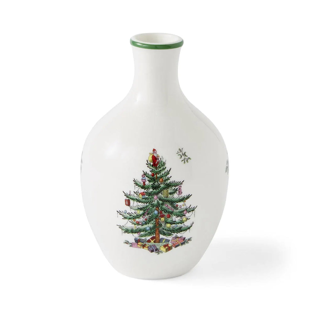 Spode Christmas Tree Posy Vase 6"