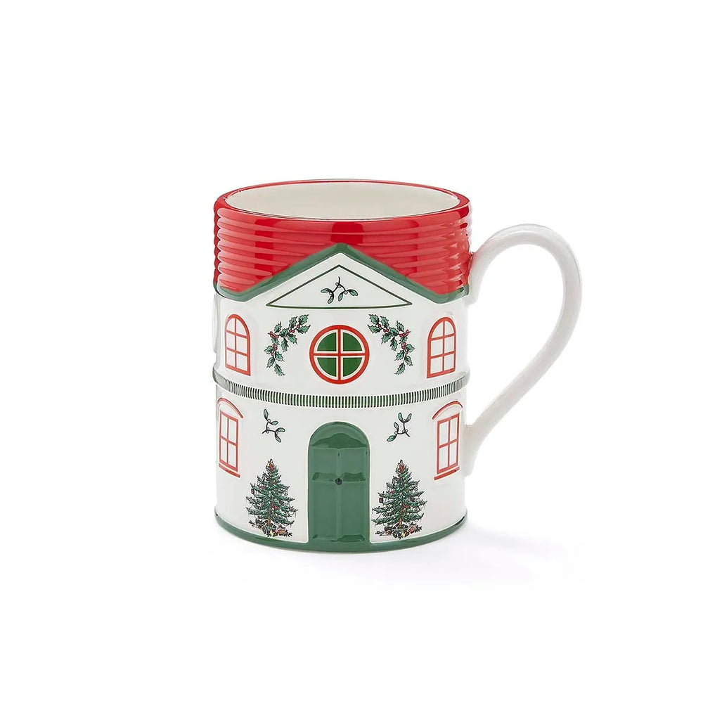 Spode Christmas Tree Mug Red 11oz