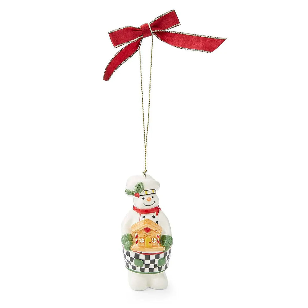 Spode Christmas Tree Snowman Baker Ornament