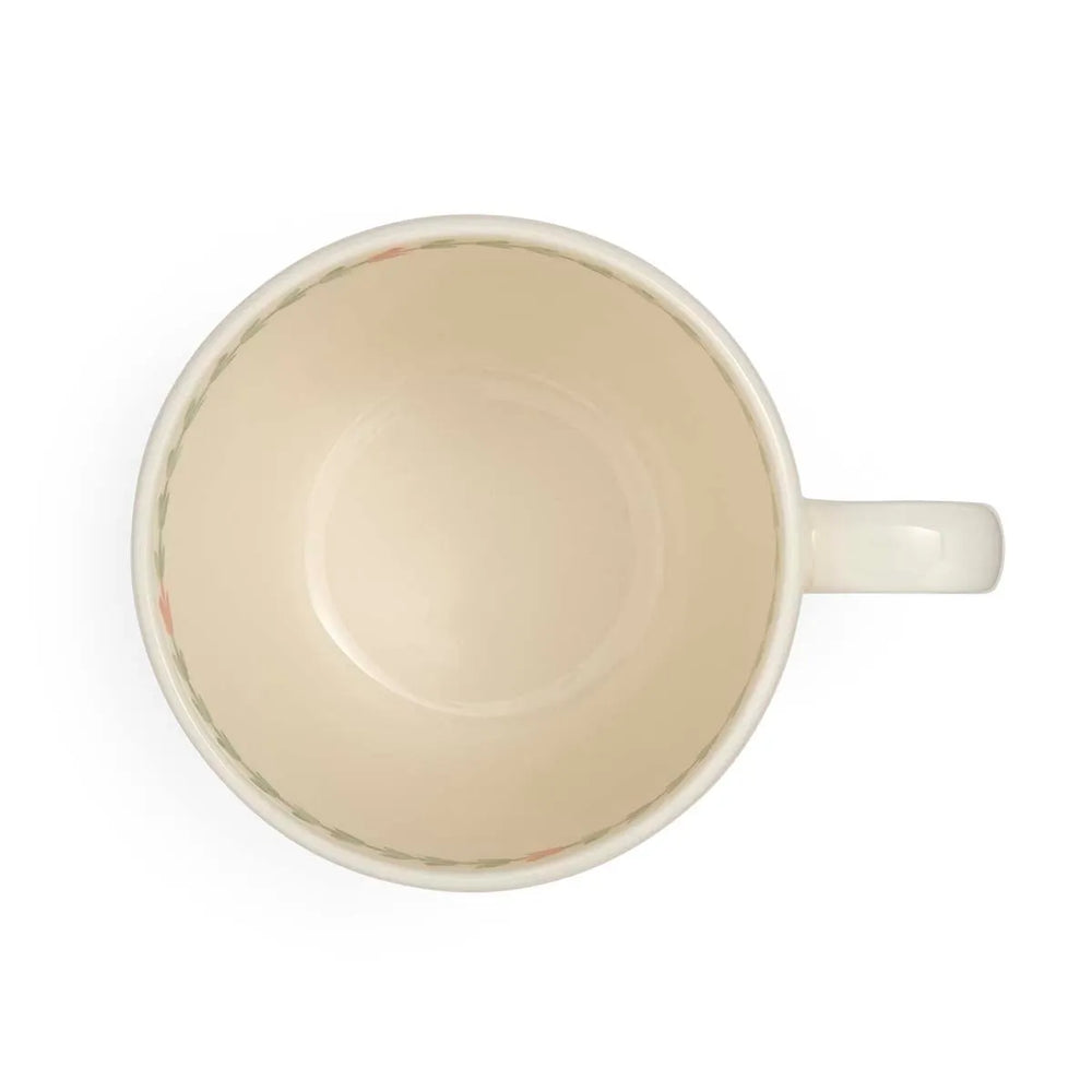 Portmeirion Botanic Garden Christmas Holly Robin Latte Mug 14oz