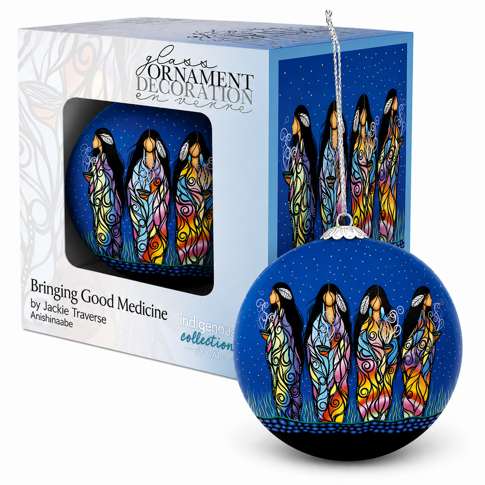Indigenous Art Ornament - Bringing Good Medicine