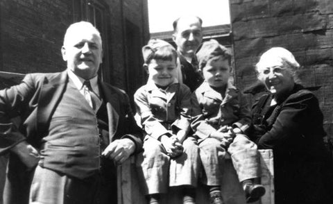 Historic McIntosh & Watts Rob and his brother as children with with Grandfather & Great-Aunt