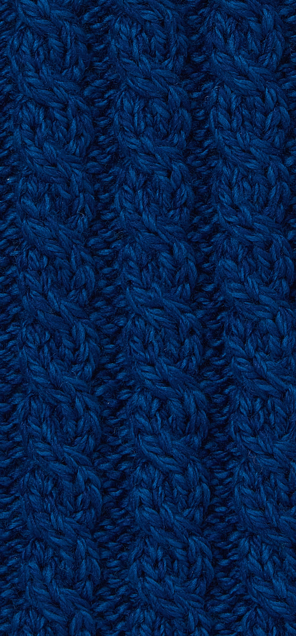 Aran Wool Super Soft  Crew Pullover Sweater Deep Blue (B689 784)