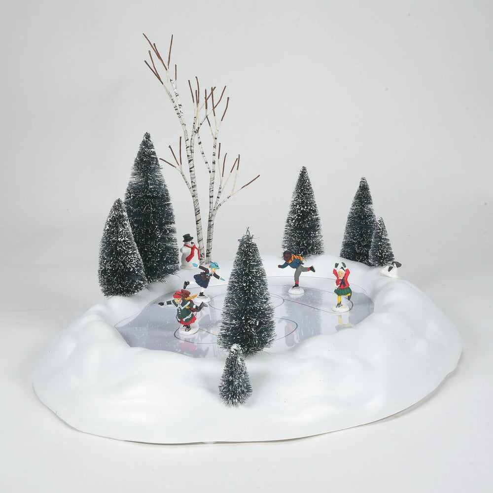 Village Accessories - Skating Pond Animated