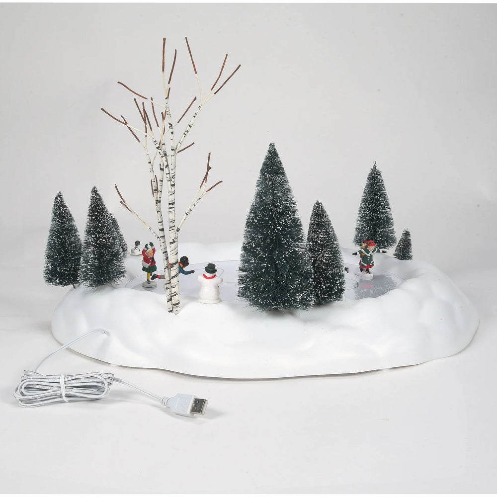 Village Accessories - Skating Pond Animated