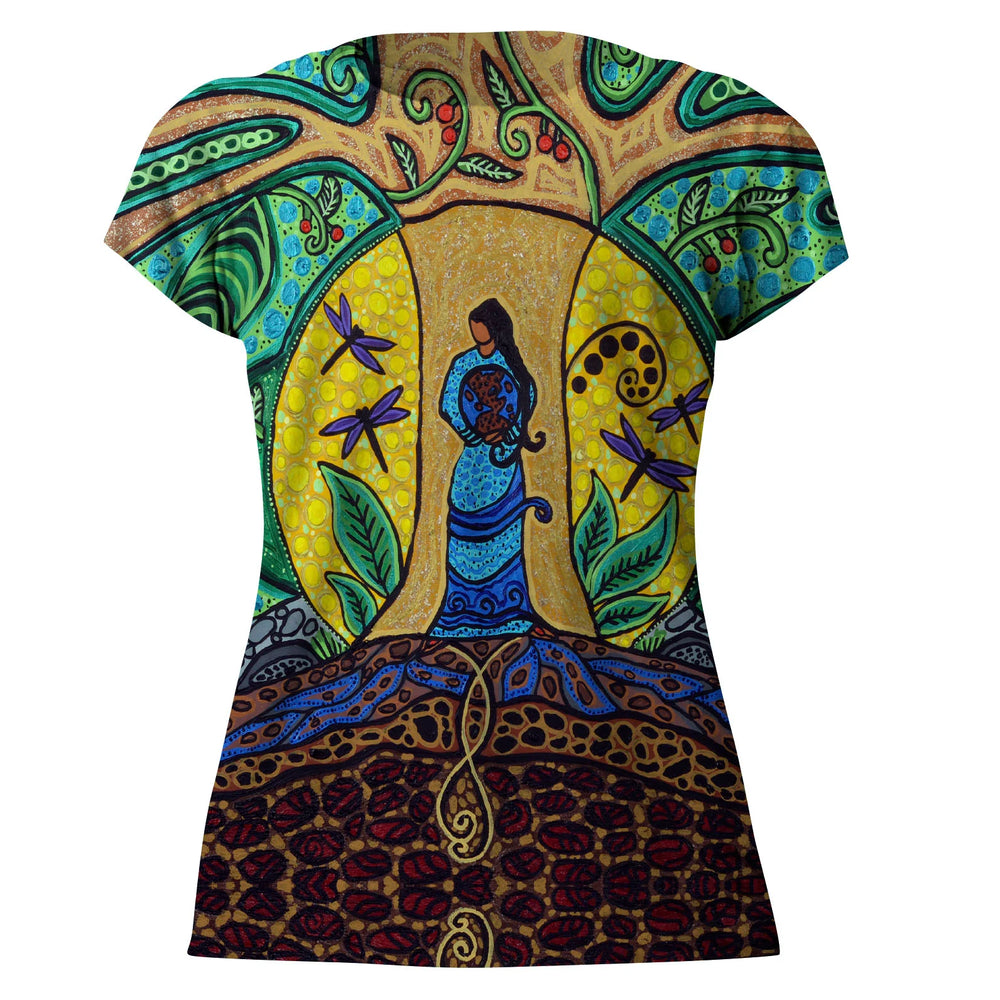 Indigenous T-Shirt - Strong Earth Woman