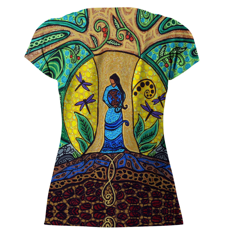 Indigenous T-Shirt - Strong Earth Woman