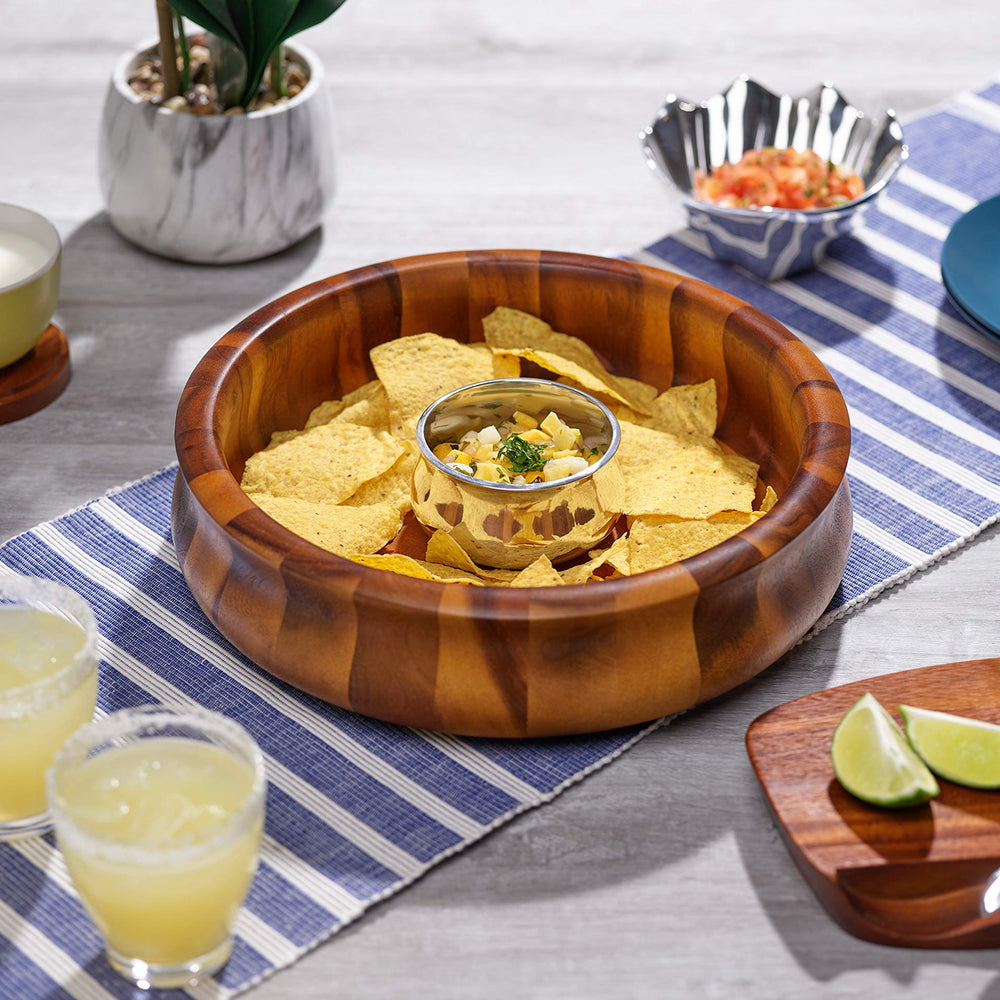 Nambé Nara Chip & Dip