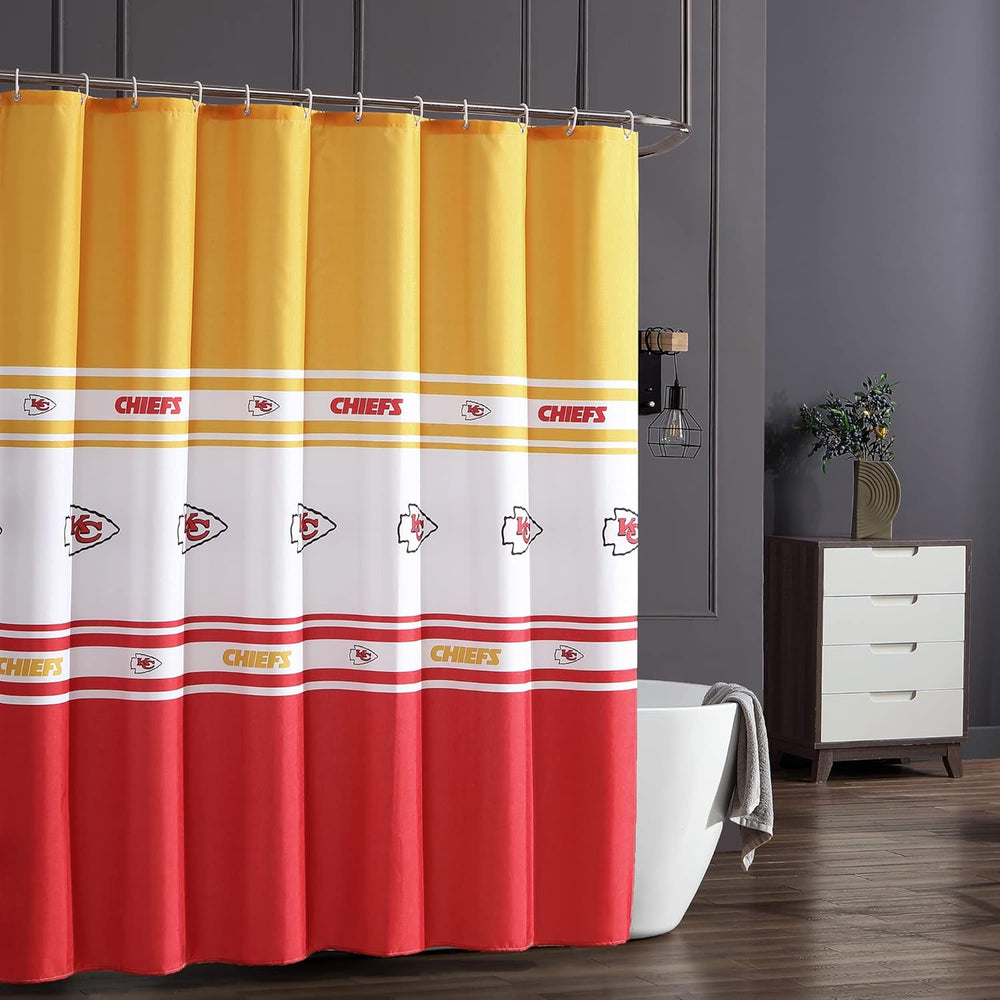 The NFL Shower Curtain - Kansas City Chiefs