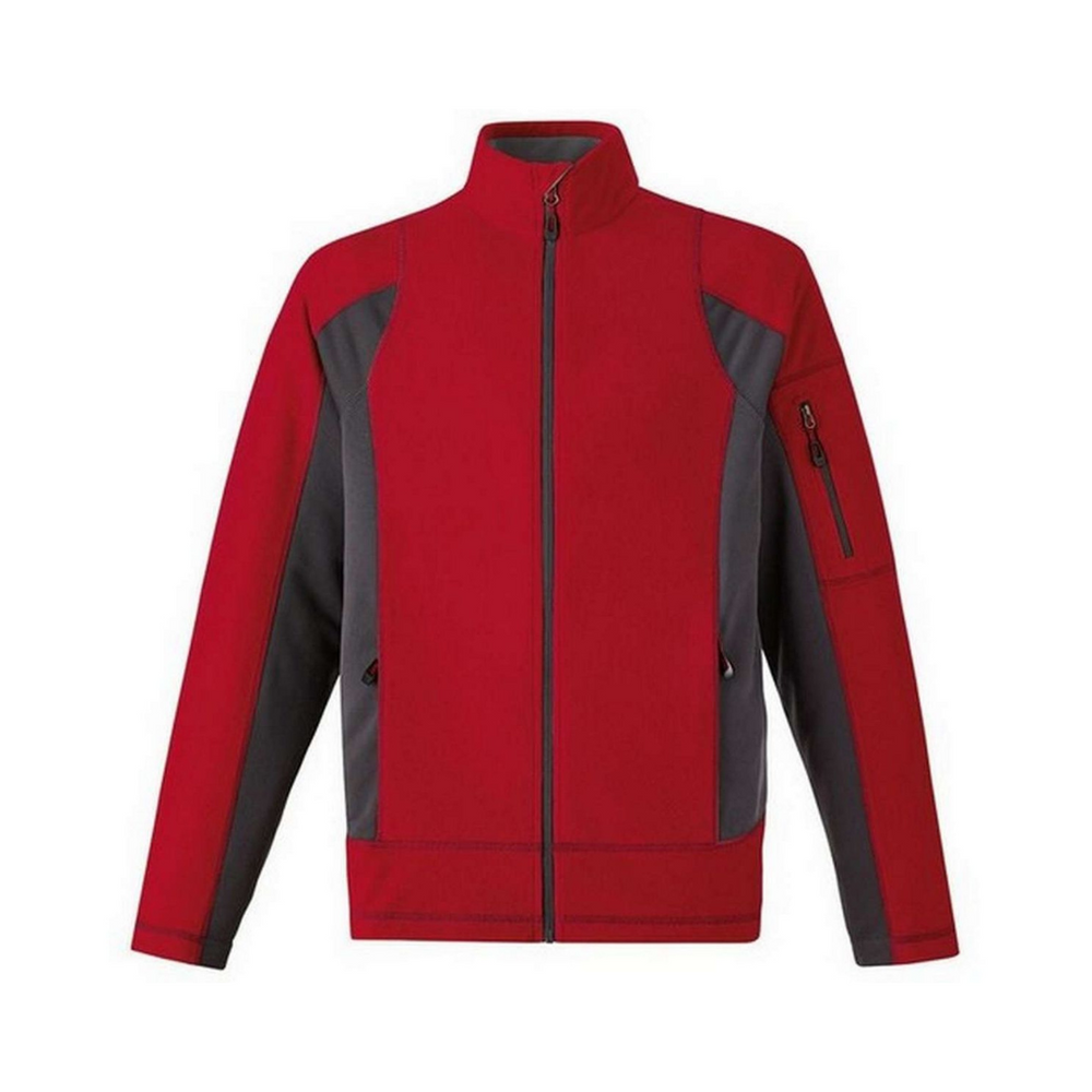 North End Men's Red Fleece Jacket - Large