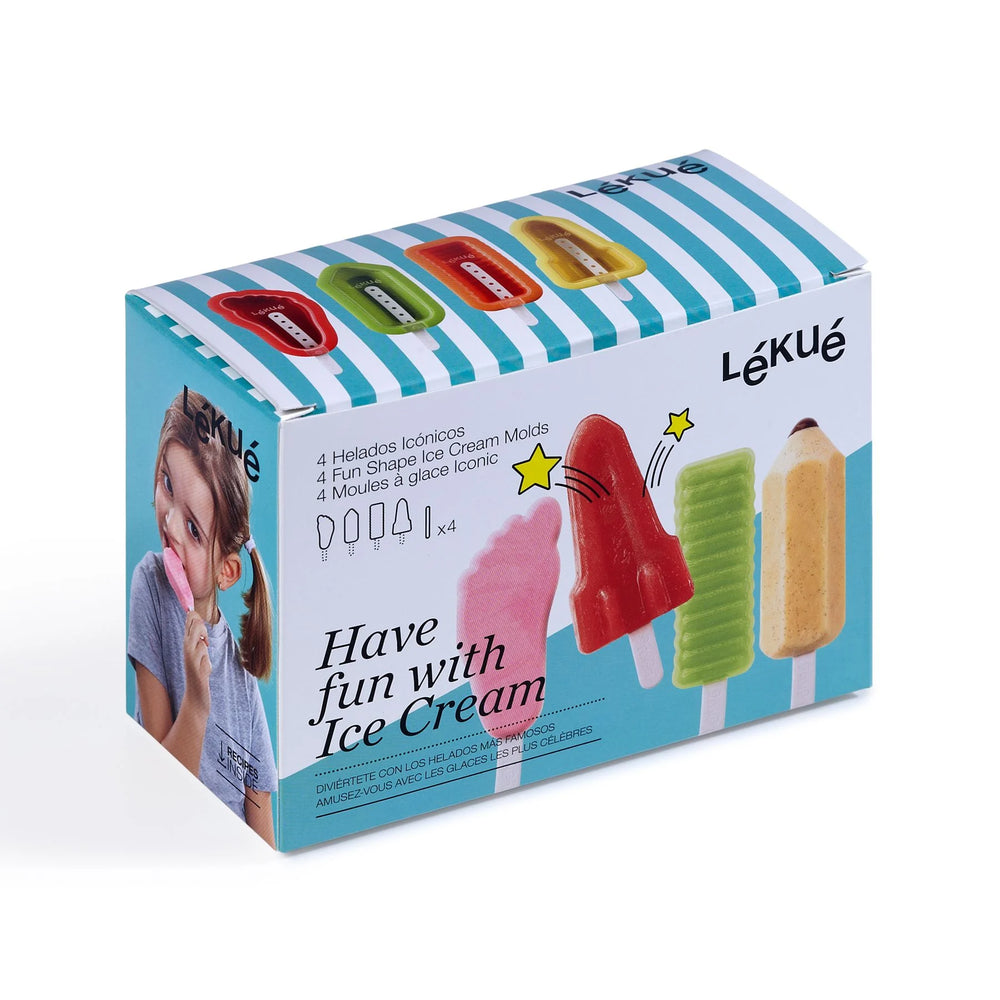 ICM-Lekue Iconic Ice Cream 4 Pack