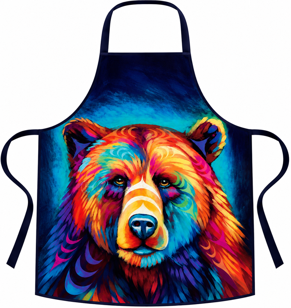 Indigenous Art Apron - Sacred Paint: Ethereal Passage