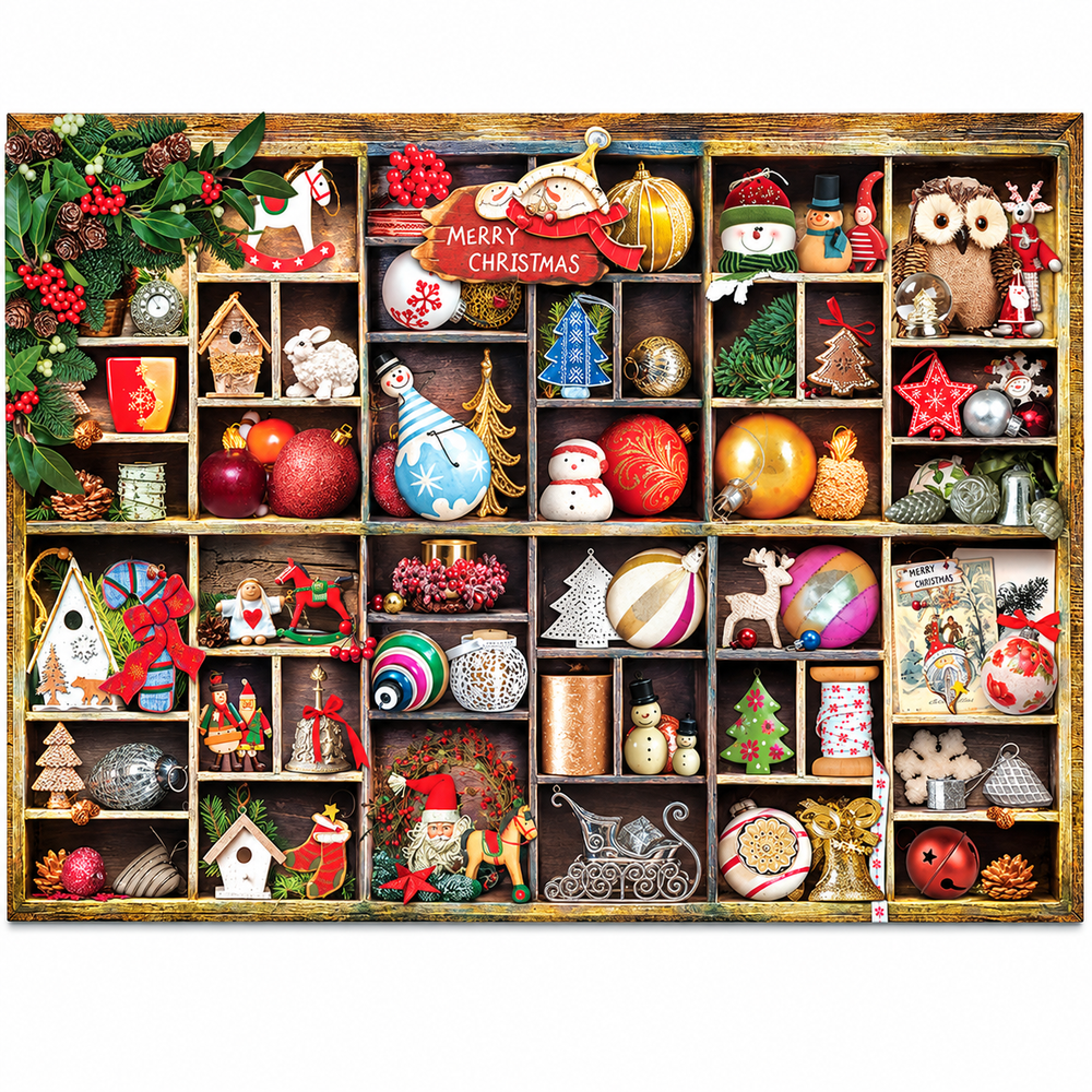 Puzzle - Christmas Ornaments 1000pcs