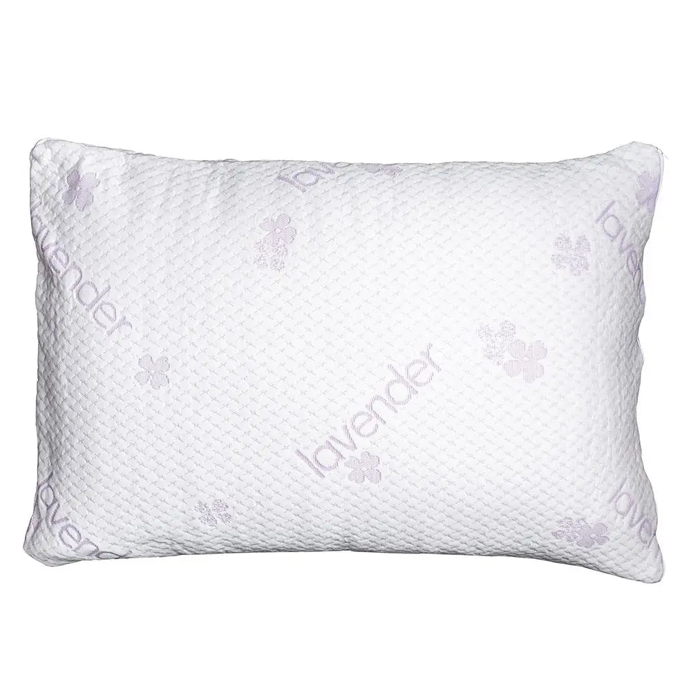 Lavender scented online memory foam pillow