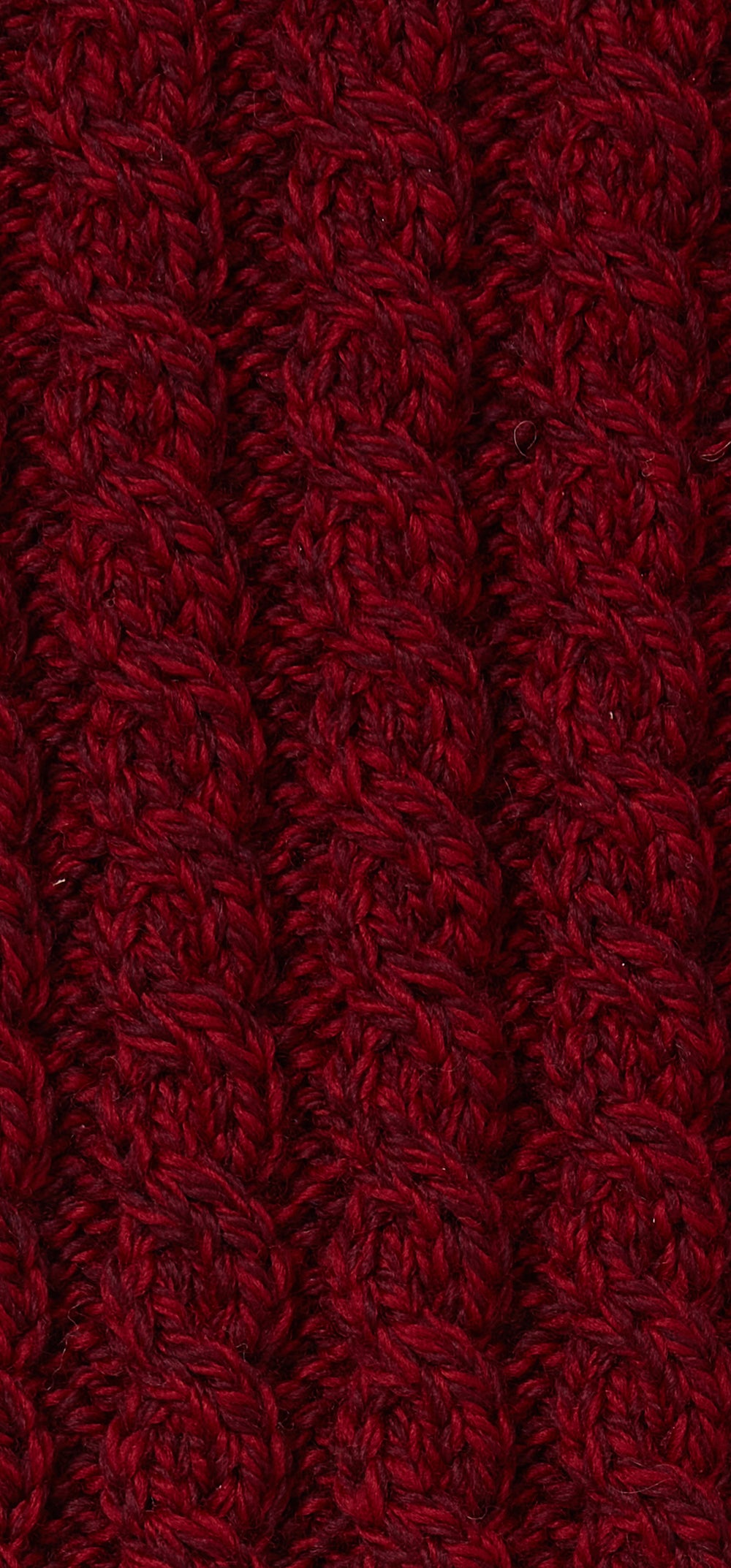 Aran Wool Super Soft  Crew Pullover Sweater Rua Red (B689 959)