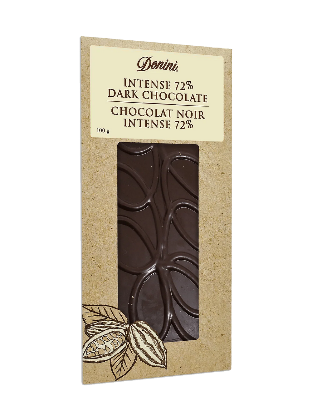 Donini Intense 72% Dark Chocolate Gourmet Bar 100g