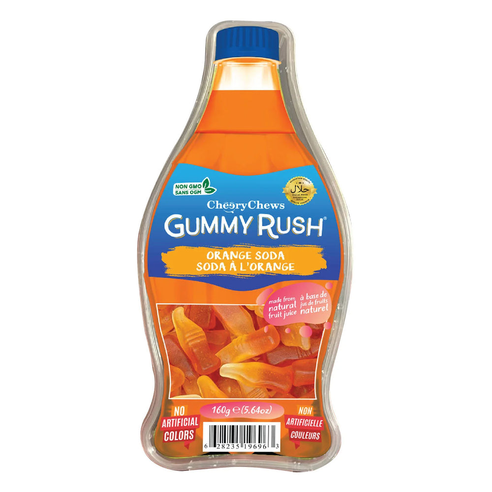 The Gummy Rush Bottle Tub Orange Soda