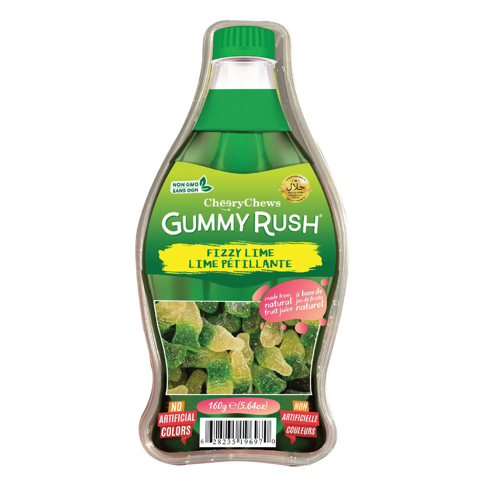 The Gummy Rush Bottle Tub Fizzy Lime