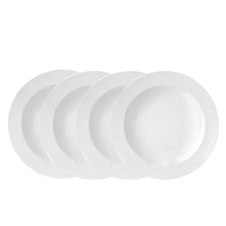 Wedgwood Vera Perfect White Rim Soups Set of 4