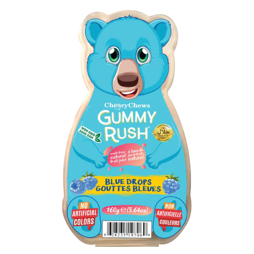 The Gummy Rush Bear Tub Blue Drops