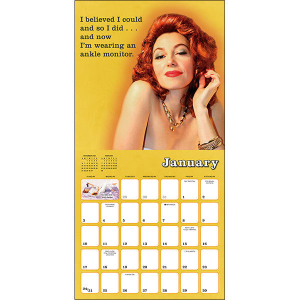 Sellers Publishing Wall Calendar The B Word