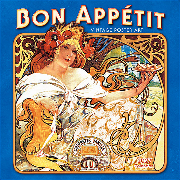 Sellers Publishing Wall Calendar Bon Appetit: Vintage Food Posters