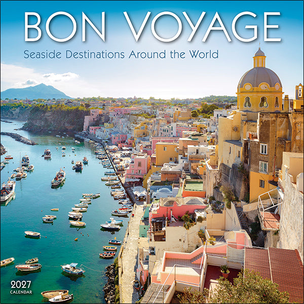 Sellers Publishing Wall Calendar Bon Voyage: Seaside Destinations