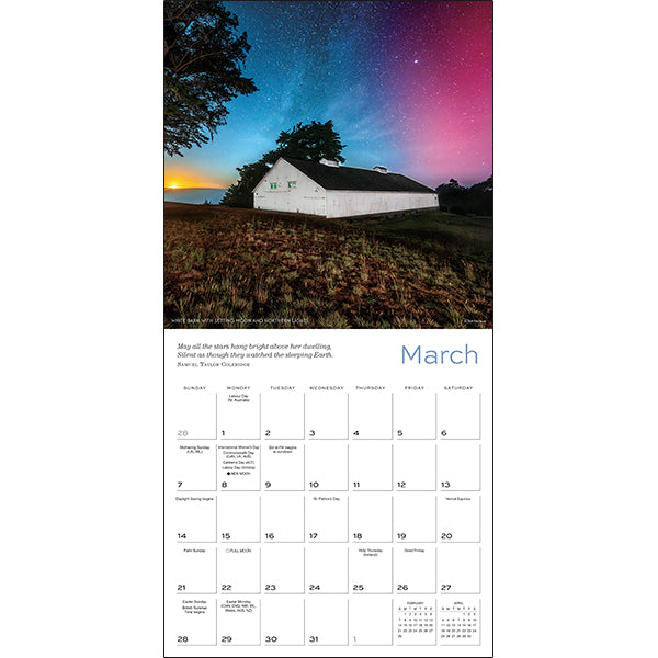 Sellers Publishing Wall Calendar Celestial Skies