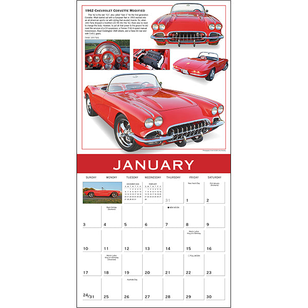 Sellers Publishing Wall Calendar Ultimate Automobiles