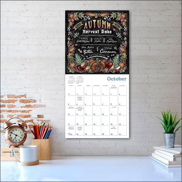 Sellers Publishing Wall Calendar Cooking with Love Provides