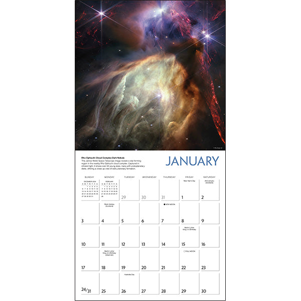 Sellers Publishing Wall Calendar Destination Space