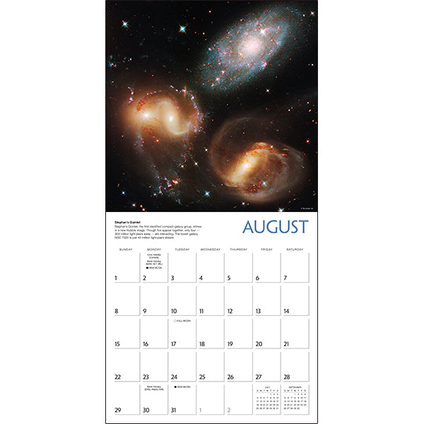 Sellers Publishing Wall Calendar Destination Space