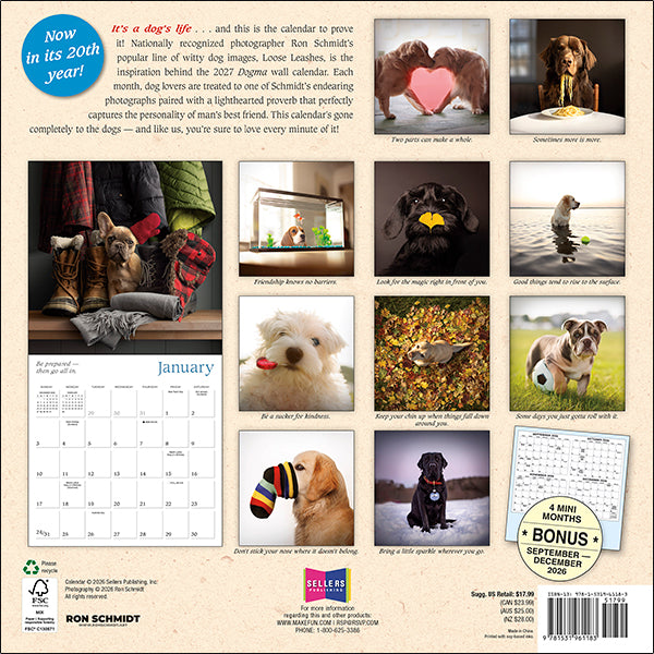 Sellers Publishing Wall Calendar Dogma