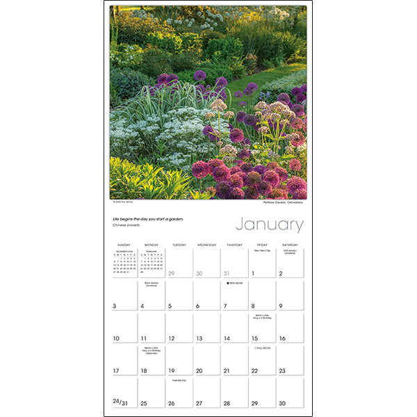 Sellers Publishing Wall Calendar The Glorious Garden