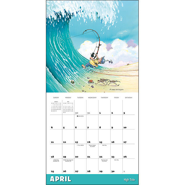 Sellers Publishing Wall Calendar Gone Fishing