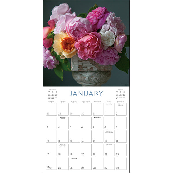 Sellers Publishing Wall Calendar The Joy of Flowers
