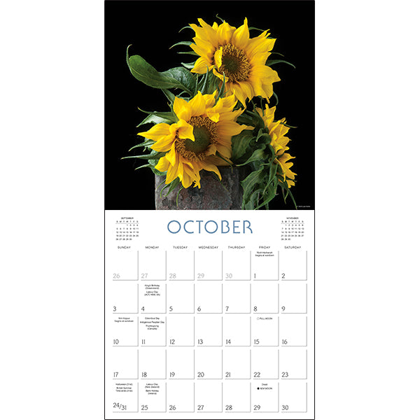 Sellers Publishing Wall Calendar The Joy of Flowers