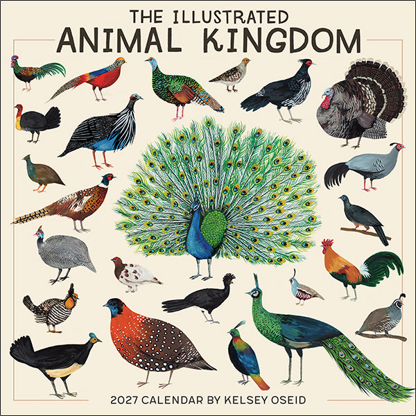 Sellers Publishing Wall Calendar The Illustrated Animal Kingdom