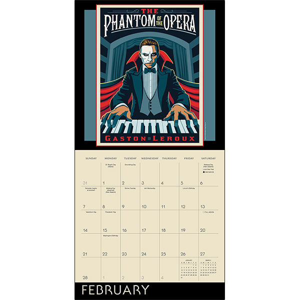Sellers Publishing Wall Calendar Classic Illustrated Tales