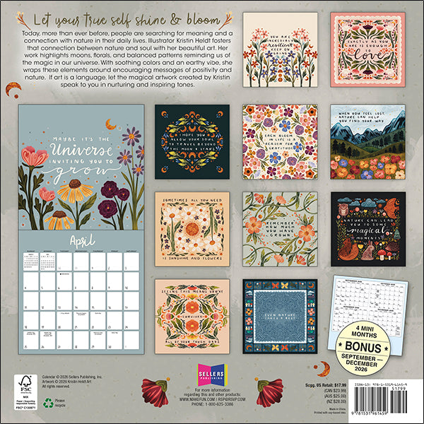 Sellers Publishing Wall Calendar Nature & Hope