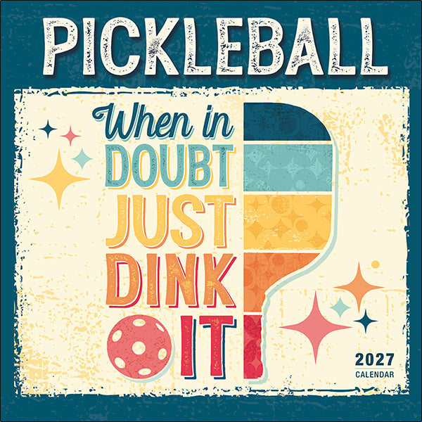 Sellers Publishing Wall Calendar Pickleball