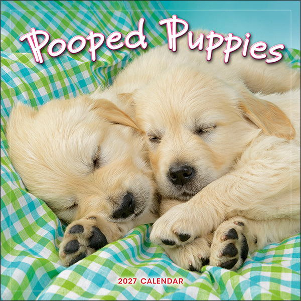 Sellers Publishing Wall Calendar Pooped Puppies