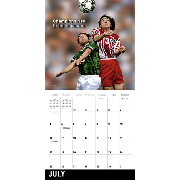 Sellers Publishing Wall Calendar Soccer