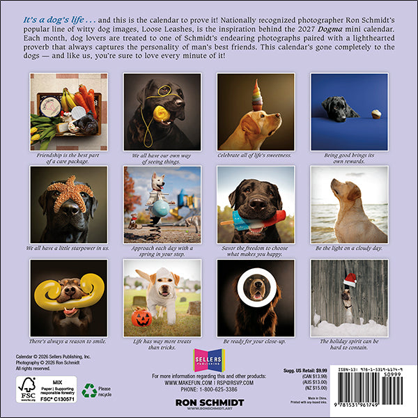 Sellers Publishing Mini Calendar Dogma
