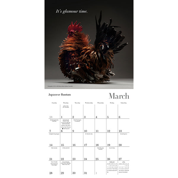 Sellers Publishing Mini Calendar Glamour Chicks