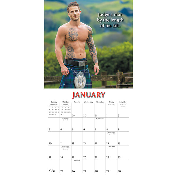 Sellers Publishing Mini Calendar Kilty Pleasures